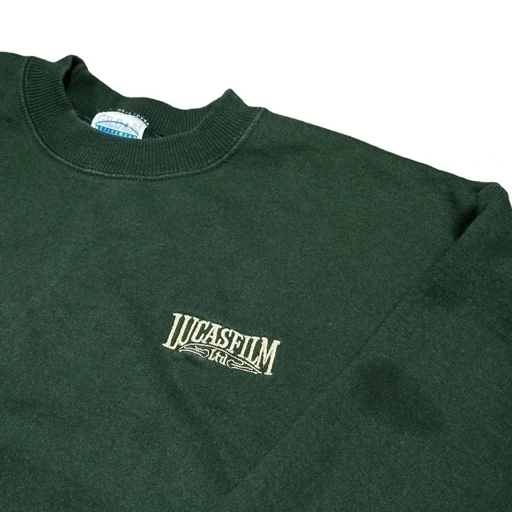 Vintage 90s Y2K Lucasfilm Ltd Staff Employee  Embroidered Sweatshirt Mens Medium